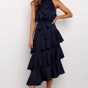 Seychelle Asymmetric Tiered Dress